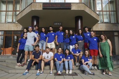 Bénévoles du centre aéré animé par OTC à Stépanavan en Arménie